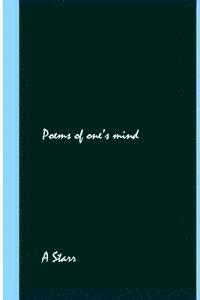 bokomslag Poems of one's mind