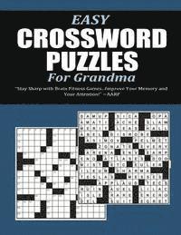 bokomslag Easy Crossword Puzzles For Grandma