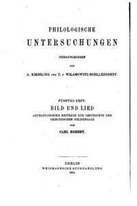 Philologische Untersuchungen 1