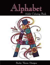 Alphabet Adult Coloring Book 1