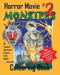 bokomslag Horror Movie Monsters Colouring Book 2