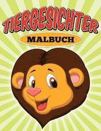 bokomslag -Tiergesichter - Malbuch