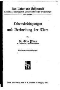 bokomslag Lebensbedingungen und Verbreitung der Tiere