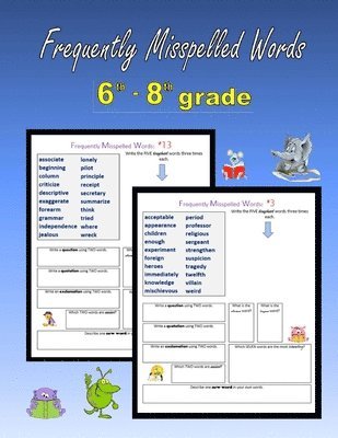 Frequently Misspelled Words (6th grade - 8th grade) 1