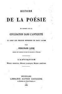 bokomslag Histoire de la poésie, en rapport avec la civilisation dans l'antiquité