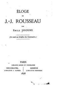 bokomslag Eloge de J.-J. Rousseau