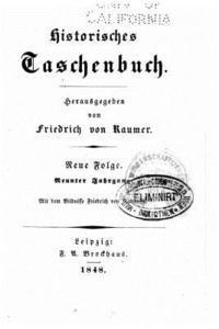 Historisches taschenbuch 1