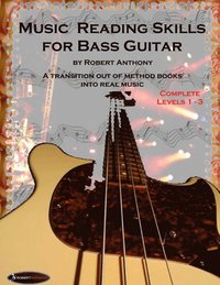 bokomslag Music Reading Skills for Bass Guitar Complete Levels 1 - 3