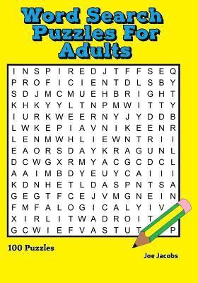 Word Search Puzzles for Adults 1