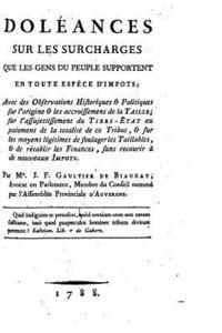 bokomslag Doléances sur les surcharges que les gens du peuple supportent