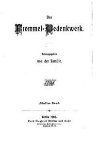 bokomslag Das Frommel-gedenkwerk