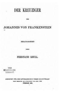 bokomslag Der Kreuziger des Johannes von Frankenstein