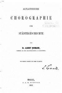 bokomslag Altlatinische chorographie und städtgeschichte