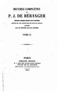 bokomslag Oeuvres complètes de P.J. de Béranger - Tome II