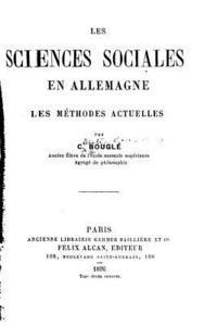 bokomslag Les sciences sociales en Allemagne, les méthodes actuelles