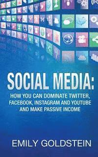 bokomslag Social Media: How you can dominate Twitter, Facebook, Instagram and Youtube and make passive income