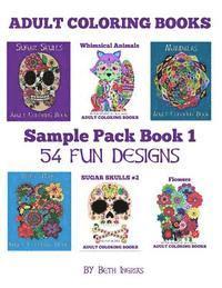 Adult Coloring Books: Sample Pack Book 1 1