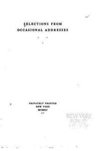 Selections from Occasional Addresses 1