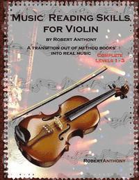 bokomslag Music Reading Skills for Violin Complete Levels 1 - 3
