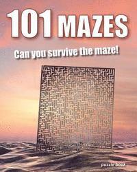 bokomslag 101 Mazes: Can you survive the maze! - Puzzle book