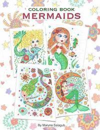 bokomslag Mermaids coloring book