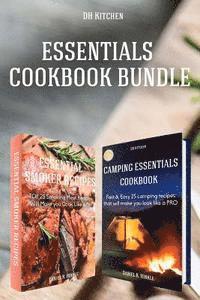 bokomslag Essentials Cookbook Bundle: TOP 25 Smoking Meat Recipes + Fast & Easy 25 camping recipes list that will make you cook like a PRO