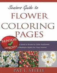 bokomslag Seniors Guide to Flower Coloring Pages