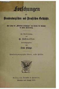 bokomslag Forschungen zur Brandenburgischen und Preussischen Geschichte