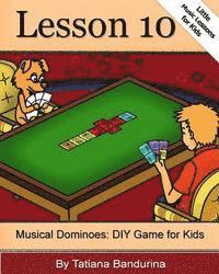 bokomslag Little Music Lessons for Kids: Lesson 10 - Musical Dominoes: DIY Game for Kids