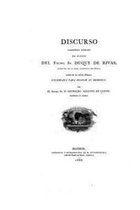 Discurso necrológico literario en elogio del Excmo. Sr. Duque de Rivas 1
