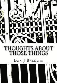 bokomslag Thoughts About Those Things
