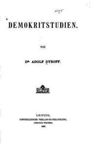 Adolf Dyroff - Demokritstudien, Häftad