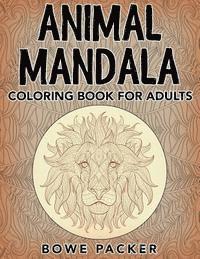 bokomslag Animal Mandala: Coloring Book For Adults
