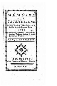 Thomas Hale - Mémoire sur l'Agriculture, Häftad