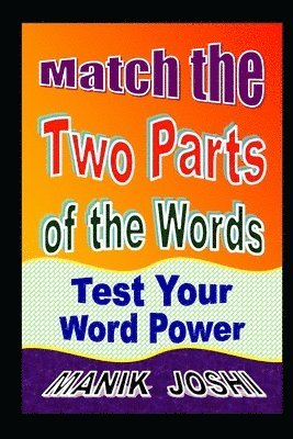 bokomslag Match the Two Parts of the Words