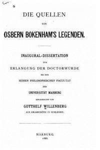 bokomslag Die Quellen von Osbern Bokenham's Legenden