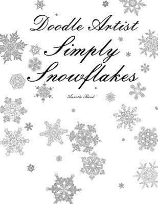 bokomslag Doodle Artist - Simply Snowflakes: A colouring book for grown ups