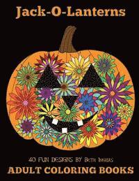 Adult Coloring Books: Jack-O-Lanterns 1