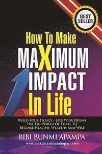 bokomslag How to Make Maximum Impact in Life