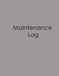 bokomslag Maintenance Log - Gray Cover