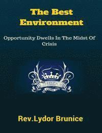 The Best Environment: Opportunity Dwells in the midst of crisis 1