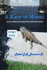 Robert J. R. Baumann Sr - A Race in Miami - Large Print, Häftad