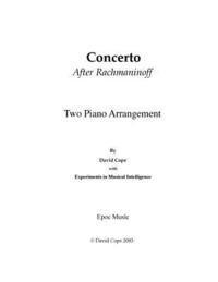 Concerto (After Rachmaninoff) Two Piano Arrangement 1