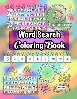 Word Search Coloring Book 1