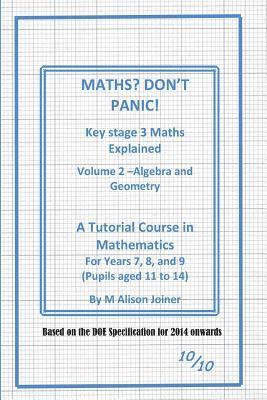 bokomslag Maths? Don't Panic!: Algebra and Geometry
