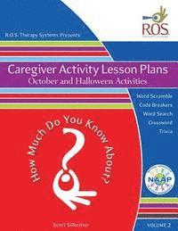 Caregiver Activity Lesson Plans: October and Halloween Activities 1