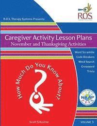 bokomslag Caregiver Activity Lesson Plans: November and Thanksgiving Activities