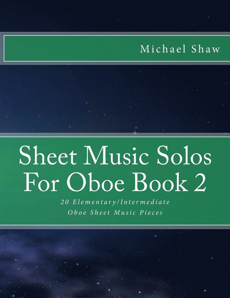 Sheet Music Solos For Oboe Book 2 1