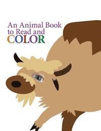 bokomslag An Animal Book to Read and Color