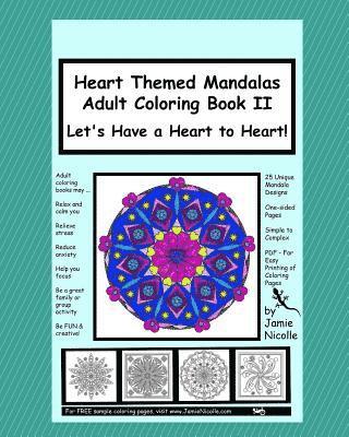 bokomslag Heart Themed Mandalas Adult Coloring Book II: Let's Have a Heart to Heart